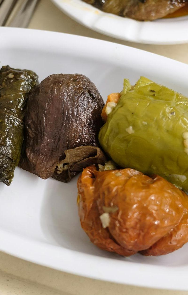 Sheet-Pan Stuffed Vegetables