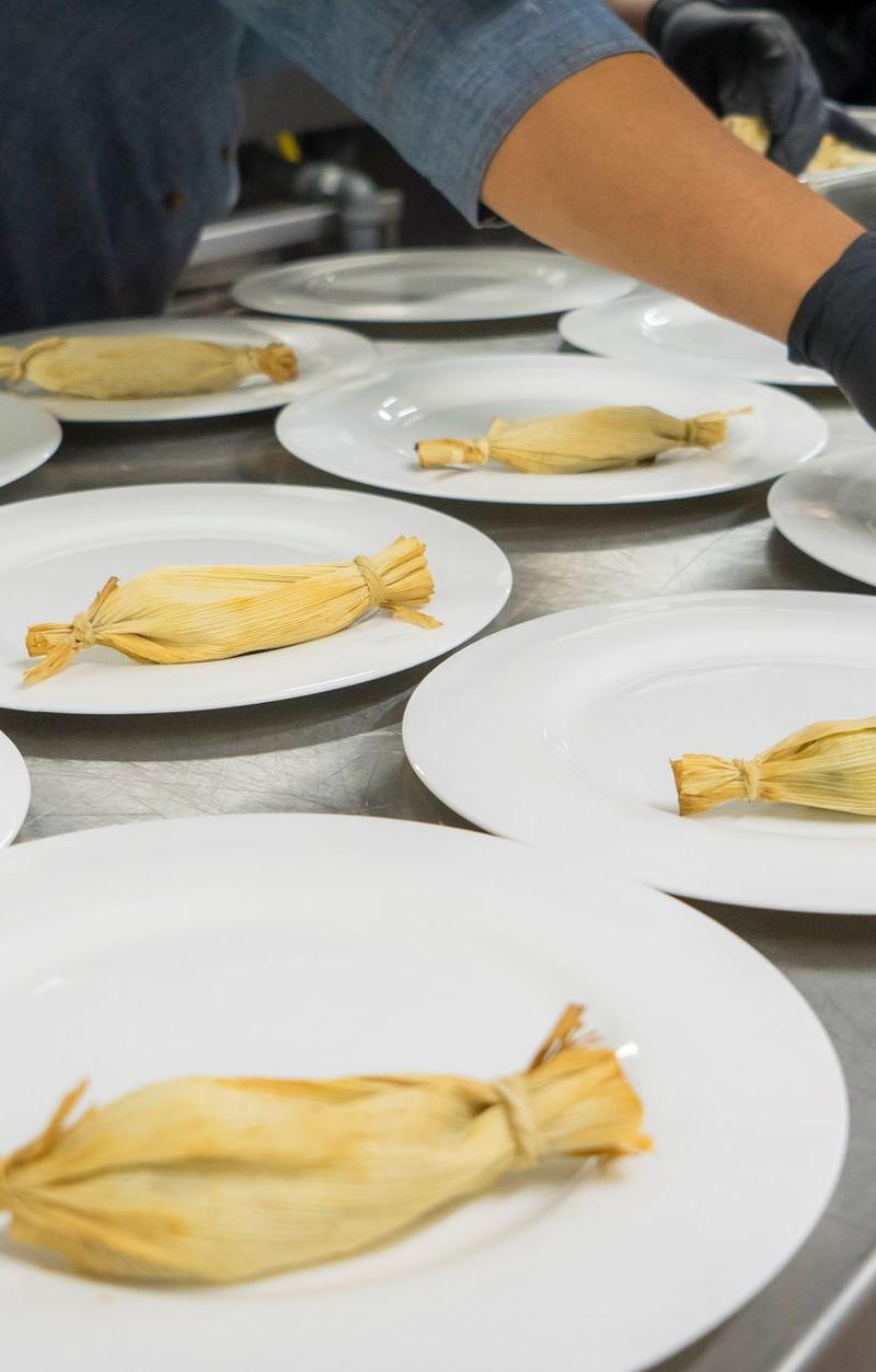 Sheet-Pan Tamale Dinner Plate