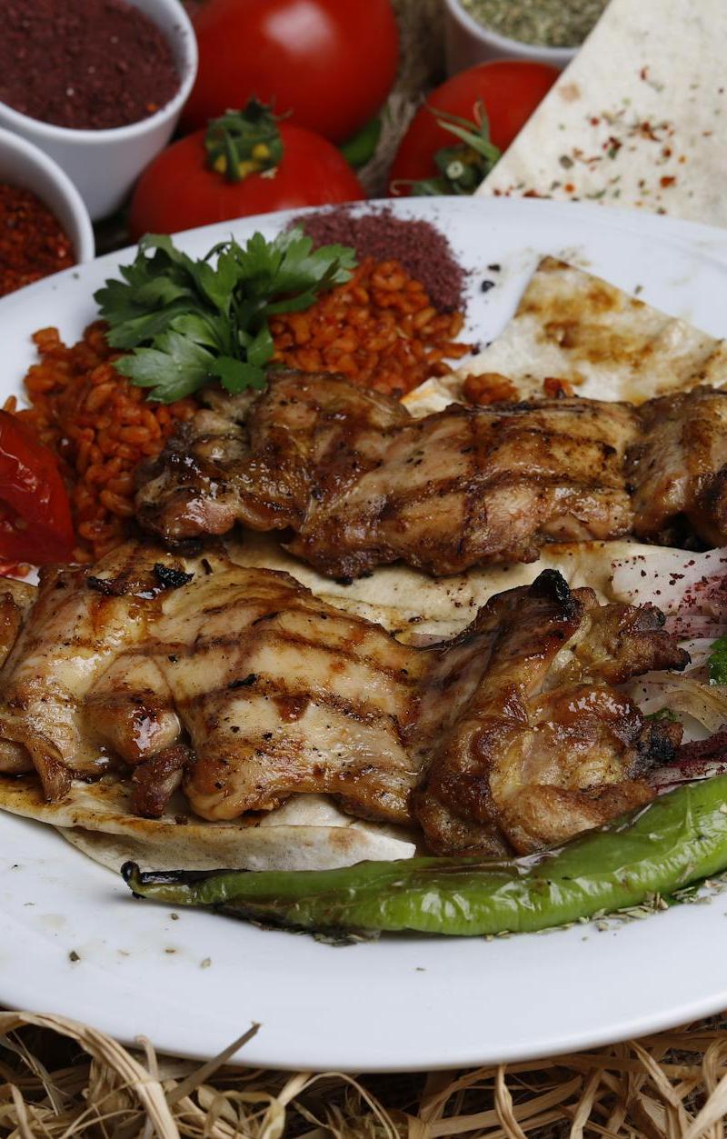 Sheet-Pan Turkish Chicken Kebab Platter
