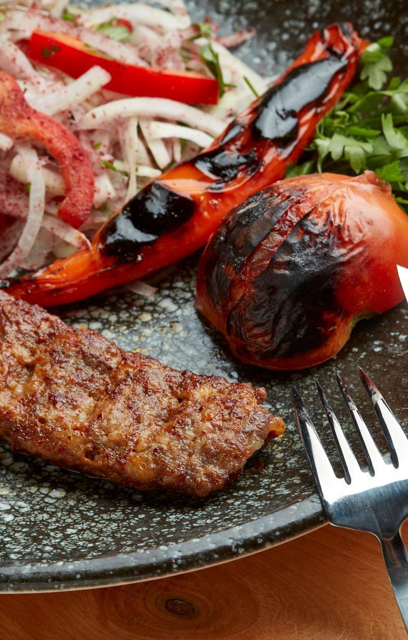 Sheet-Pan Urfa Kebab with Charred Veg