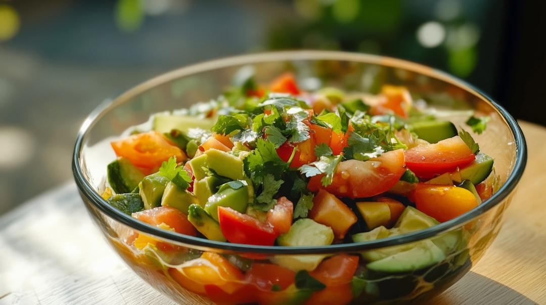 Shirazi Salad — Crispy Tomato & Cucumber with Lime