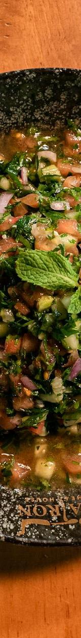 Shirazi Salad — Crispy Cucumber, Tomato & Mint
