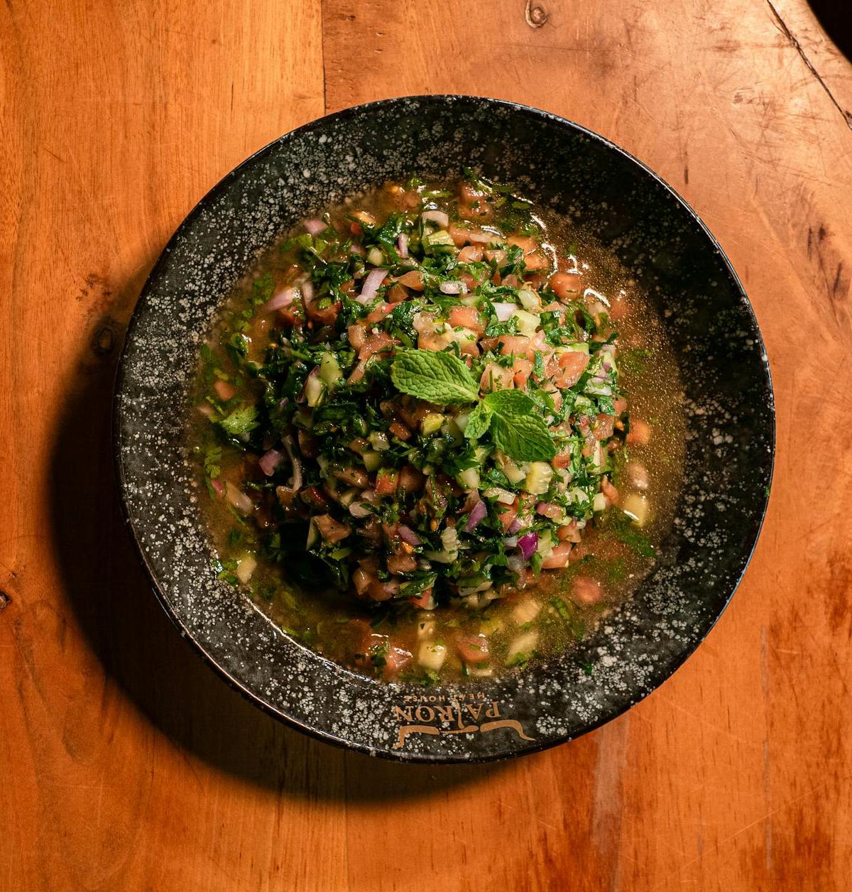 Shirazi Salad — Crispy Cucumber, Tomato & Mint