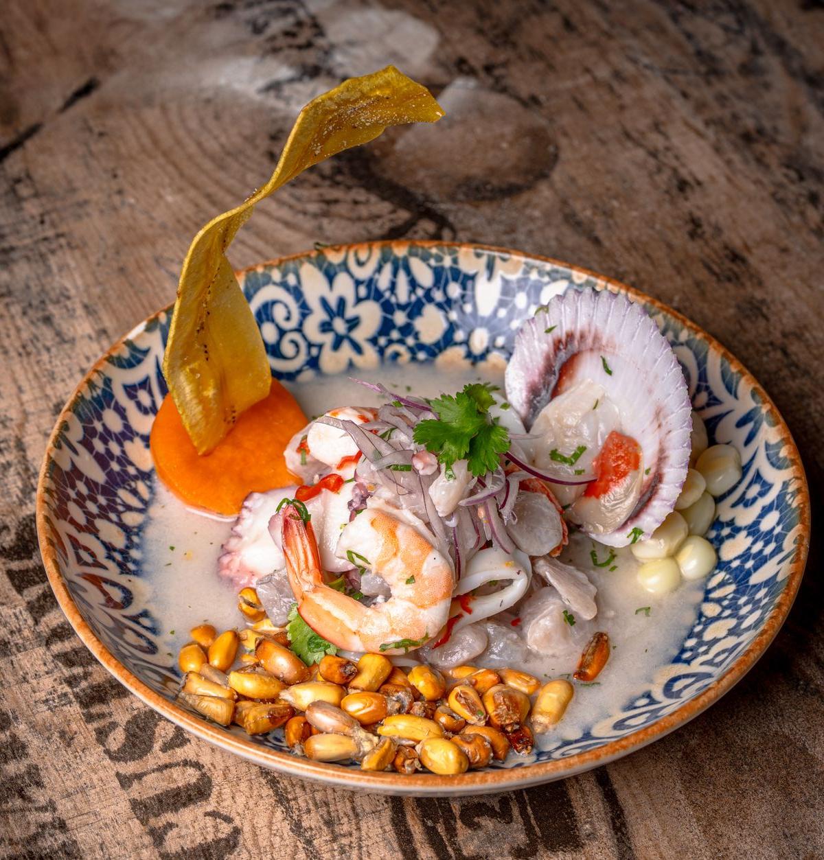 20-Min Shrimp Ceviche with Crispy Sides