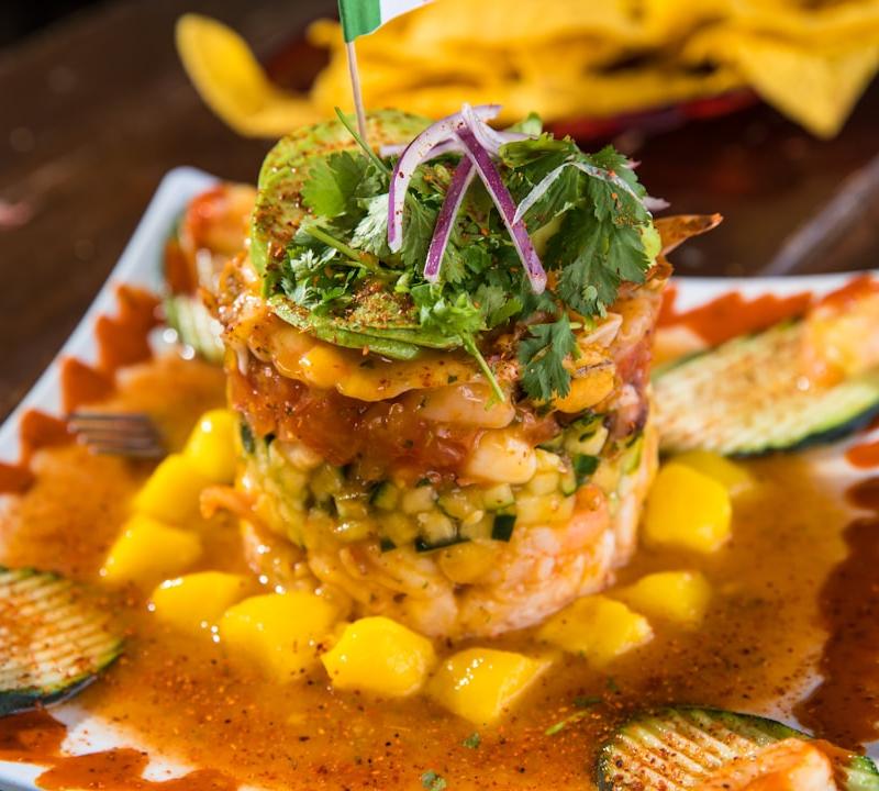 20-Min Shrimp Ceviche with Mango & Chips
