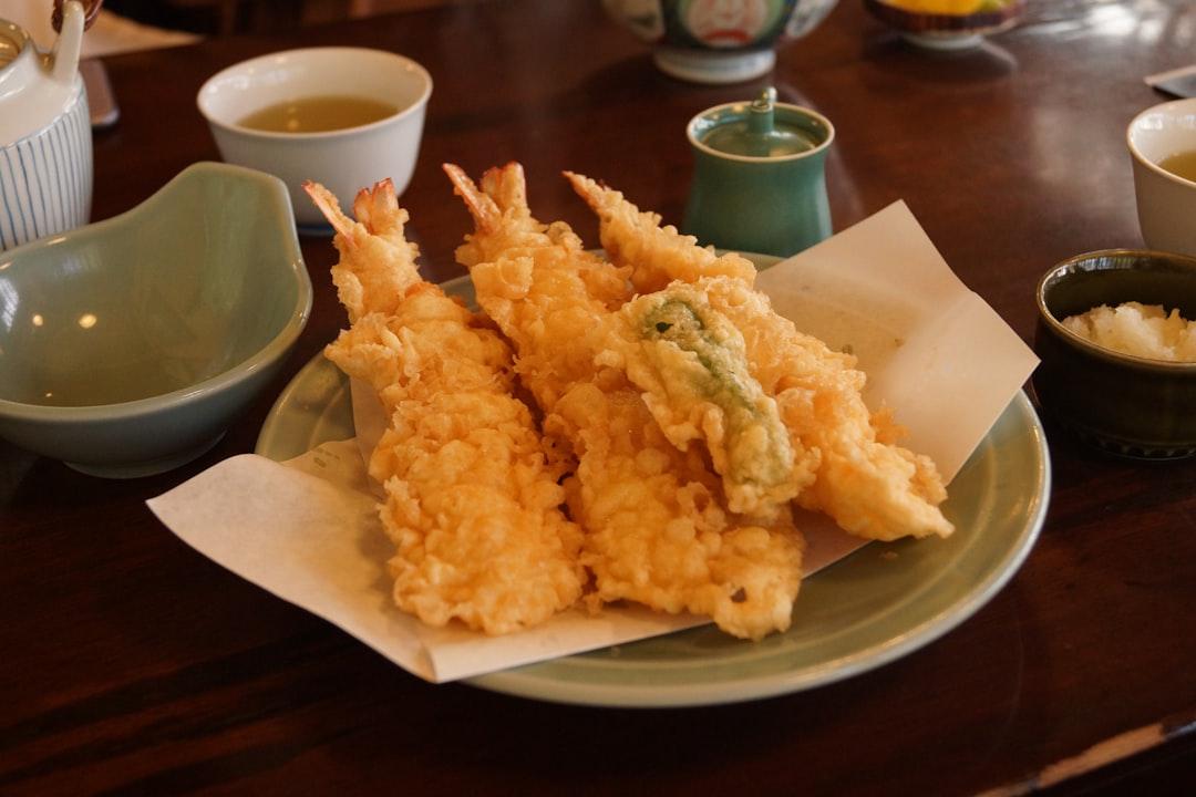 Shrimp Tempura Bowl with Daikon & Green Tea