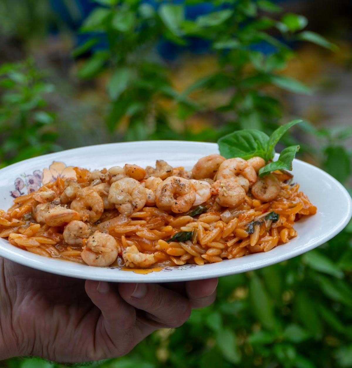 20-Min Shrimp Youvetsi with Orzo