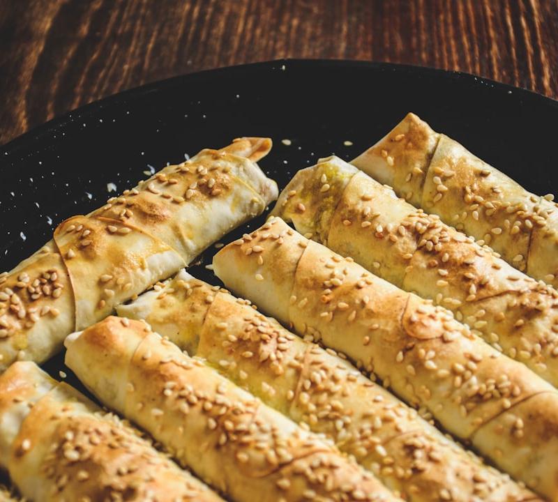 Sigara Börek with Cheese & Herb Filling