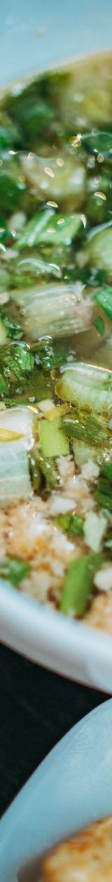 10-Min Silky Congee with Crispy Tofu