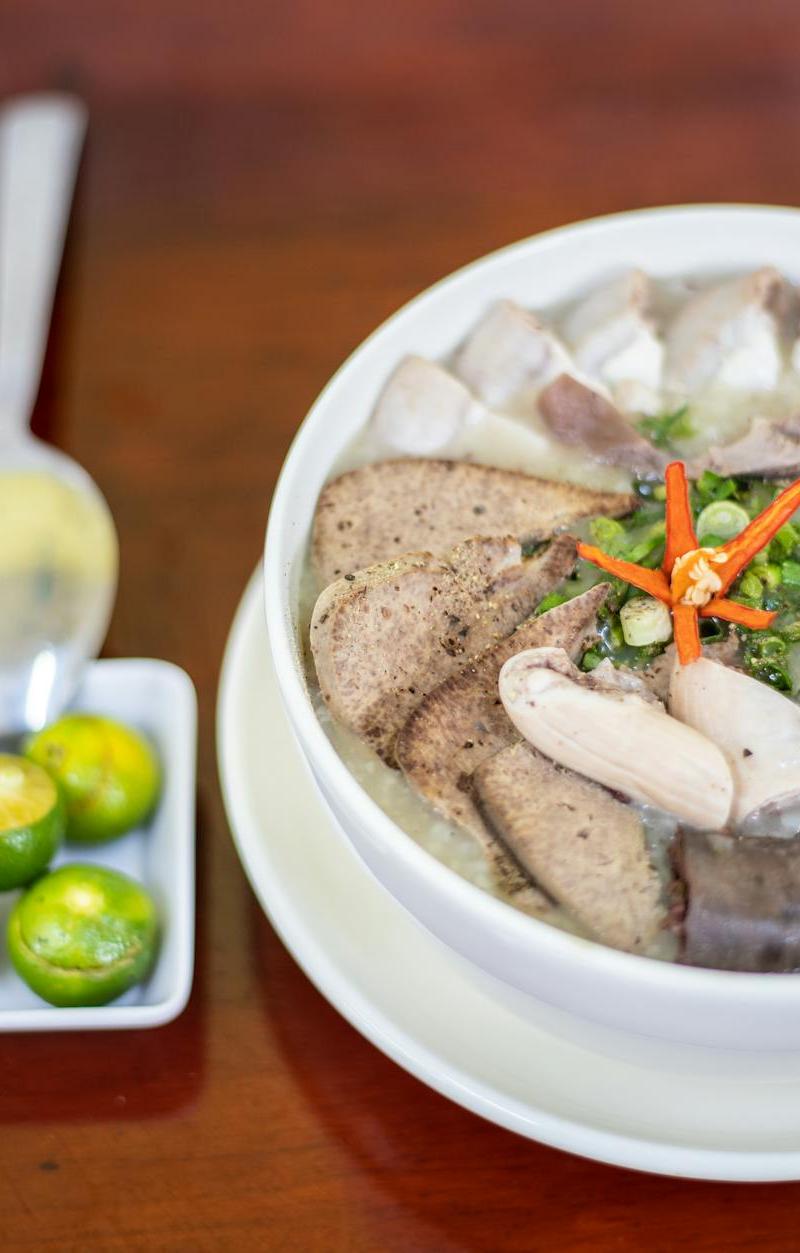 Silky Rice Congee with Crispy Toppings