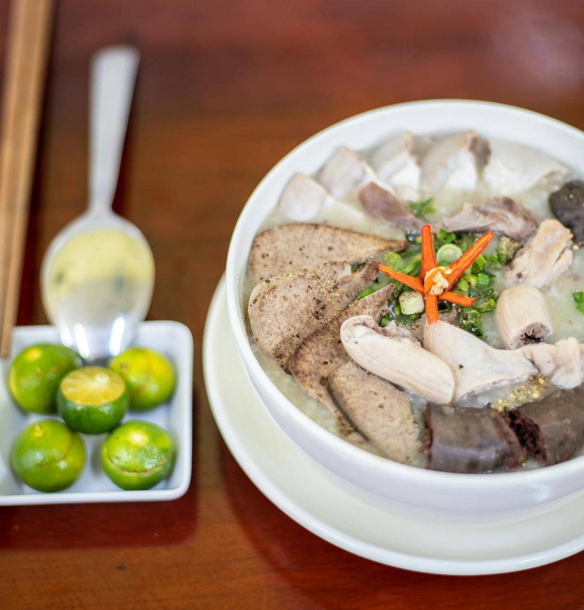 Silky Rice Congee with Crispy Toppings