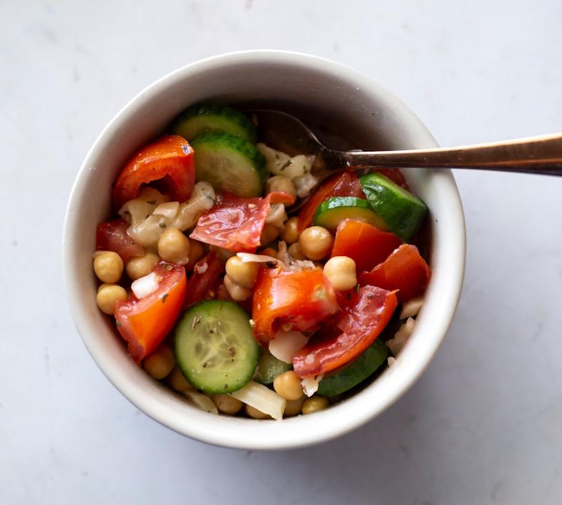 Simple Chickpea Salad