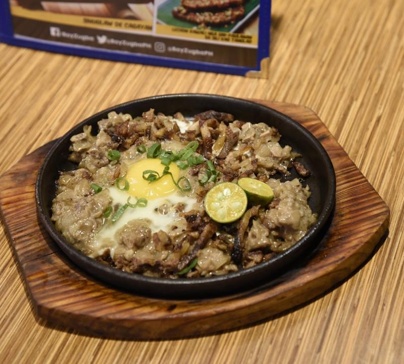 Sizzling Pork Sisig with Crispy Egg