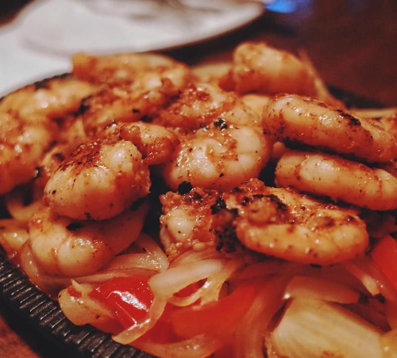 Sizzling Shrimp Fajitas