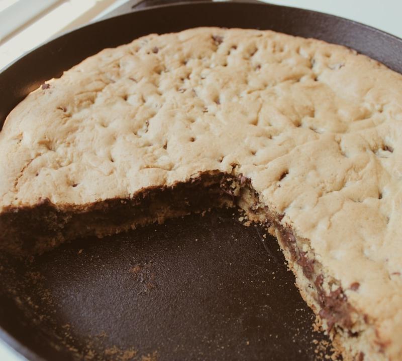 Skillet Chocolate Chip Cookie