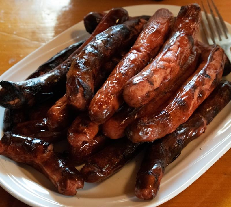 Skillet Nürnberger Bratwurst