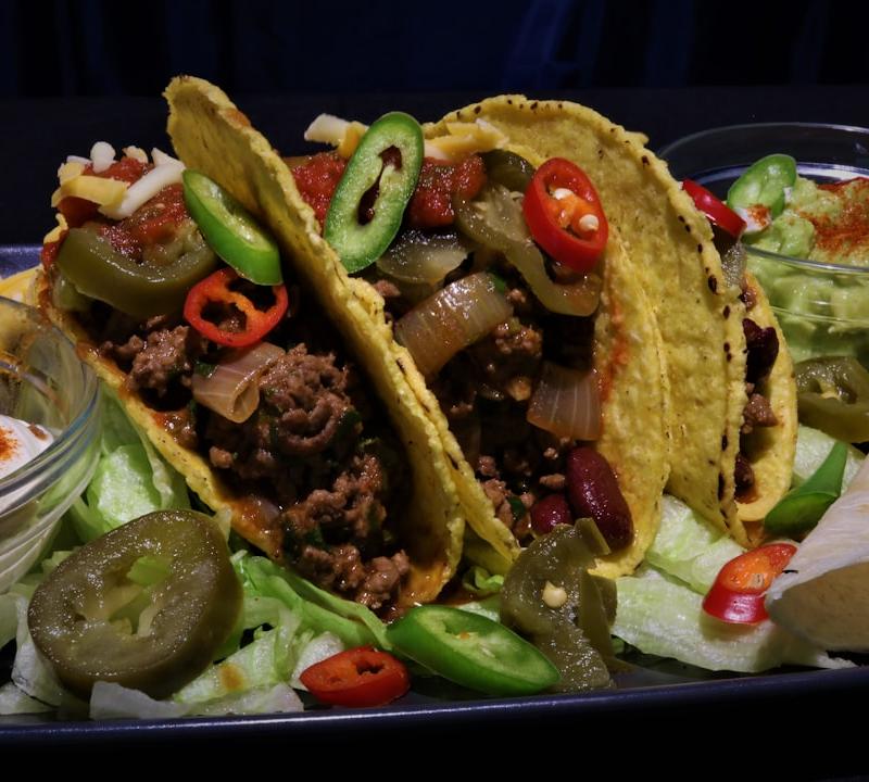 Smash Tacos with Crispy Beef & Cheese