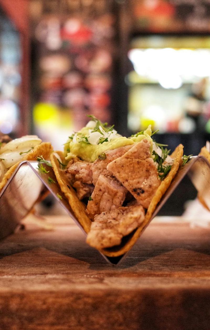 Smash Tacos with Crispy Beef