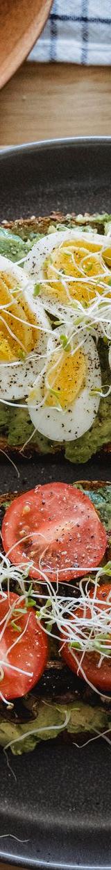 Smashed Avocado Toast with Eggs & Salmon