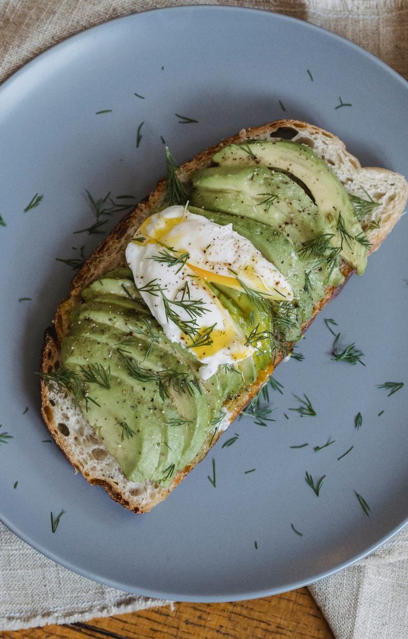 Smashed Avocado Toast with Crispy Poached Egg