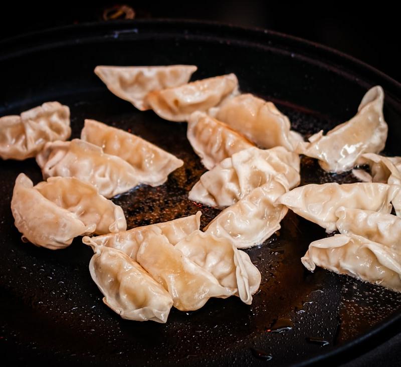 Smashed Gyoza