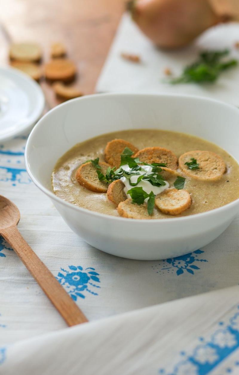 Smashed Pea & Pork Soup