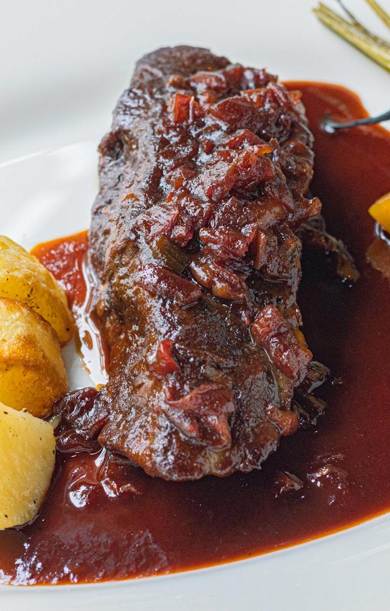 Smoked Beef Cheeks with Root Vegetables