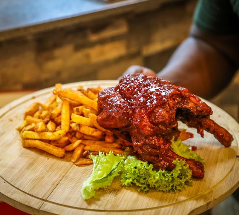 Smoked Chicken with Hot Honey Butter