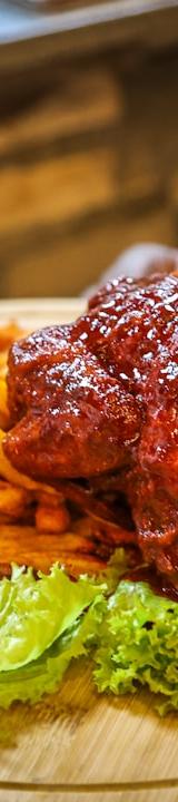 Smoked Chicken with Hot Honey Butter