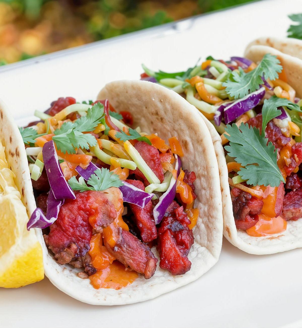 Smoked Pork Belly Tacos