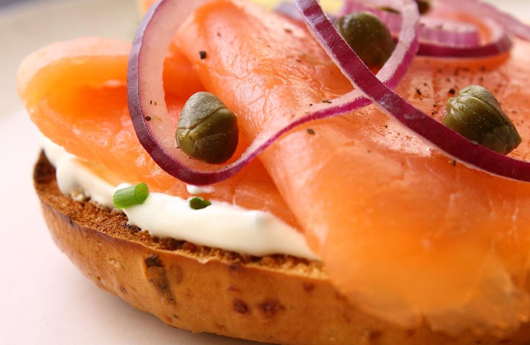 Smoked Salmon Cream Cheese Bagel