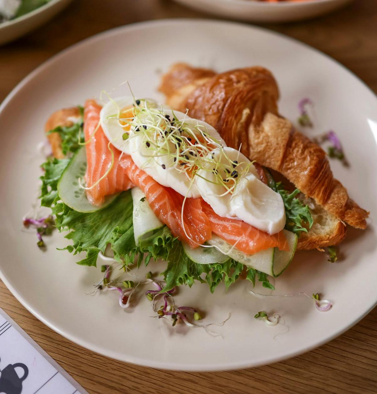 Smoked Salmon Croissant