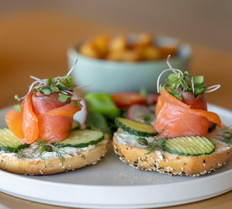 Smoked Salmon Cucumber Rounds