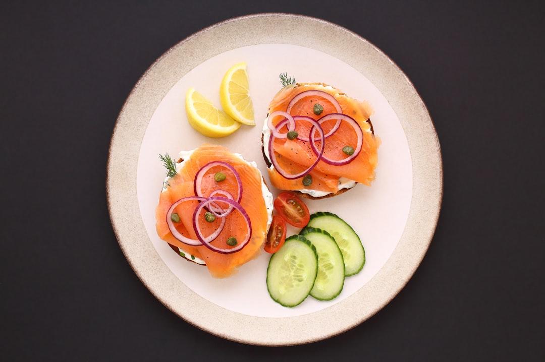 Smoked Salmon Open Sandwich with Quick Pickles