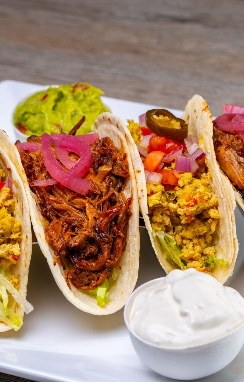 Smoky Brisket Breakfast Tacos
