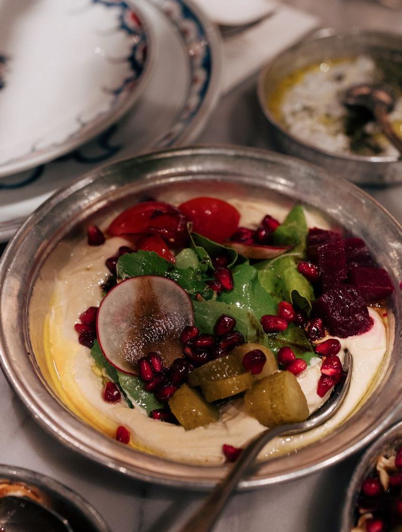 Smoky Eggplant Moutabal with Tahini
