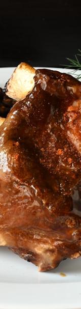Smoky Pork Neck Bones with Collards