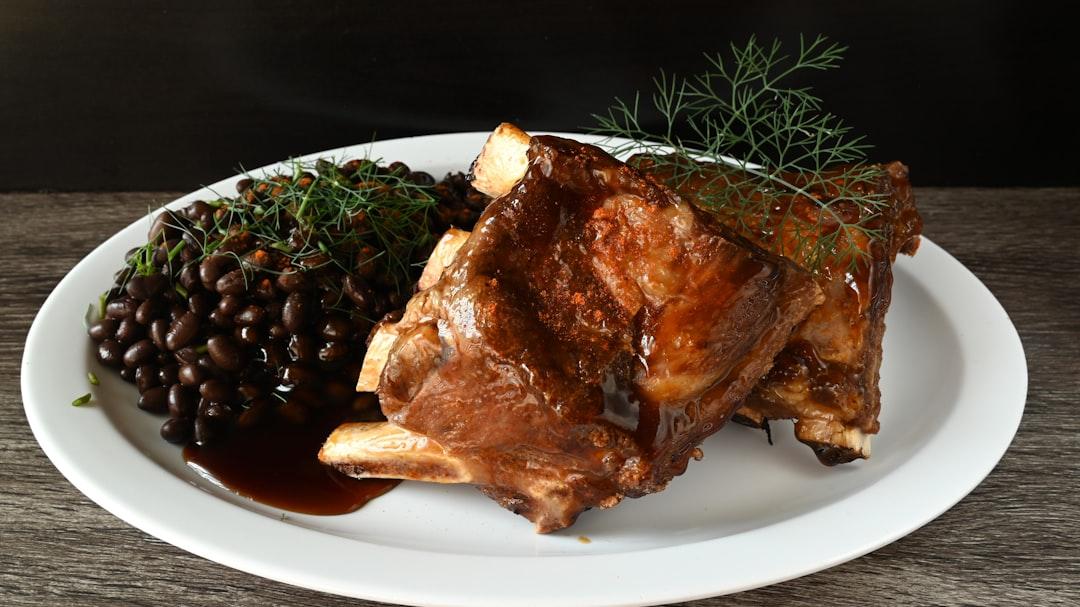 Smoky Pork Neck Bones with Collards