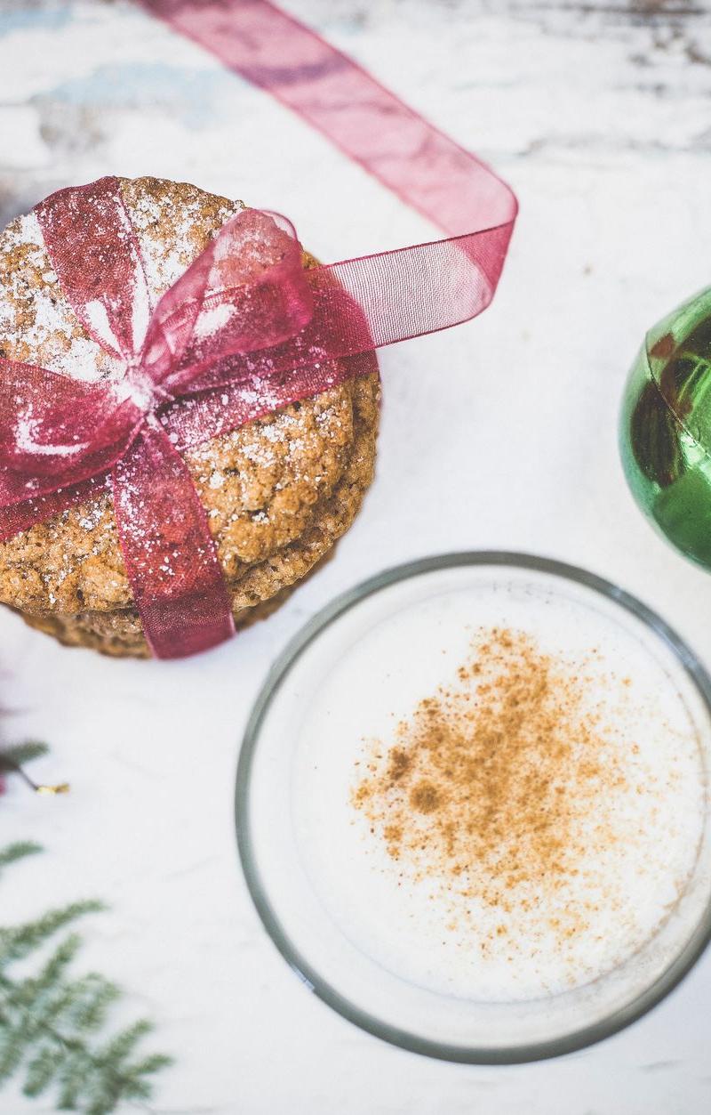 25-Min Snickerdoodle Bites & Eggnog
