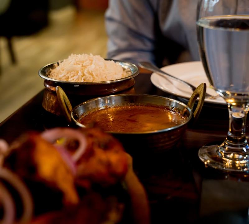 25-Min South Indian Chicken Curry with Rice