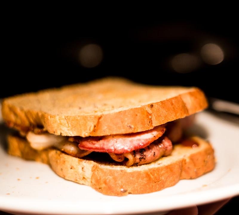 Southern Fried Bologna Sandwich