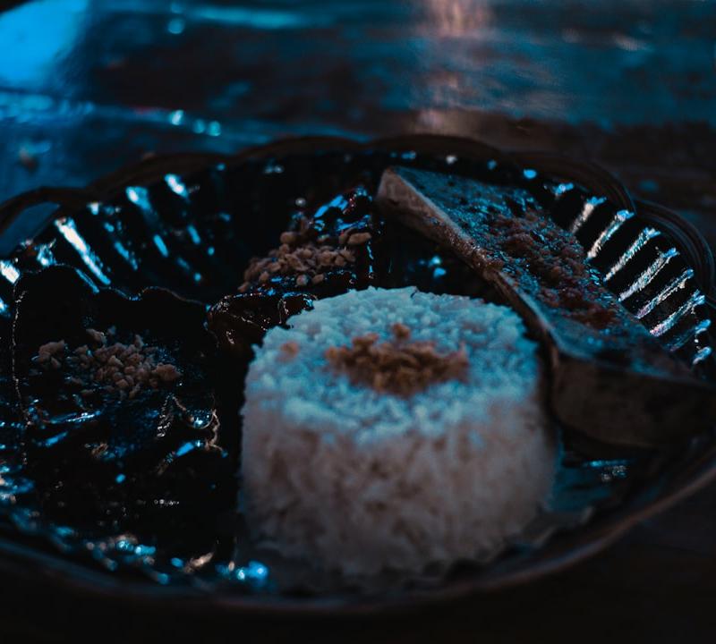 Southern Oxtail & Rice with Charred Eggplant