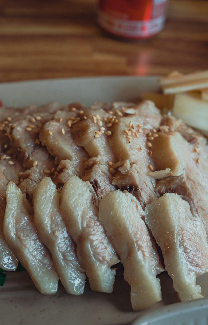 Soy Butter Pork Wraps
