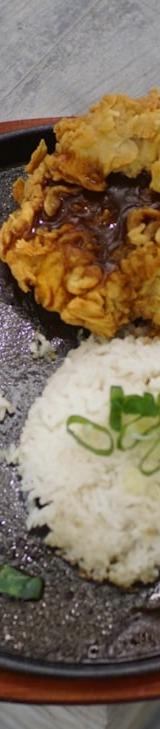 Soy Garlic Fried Chicken with Rice & Egg