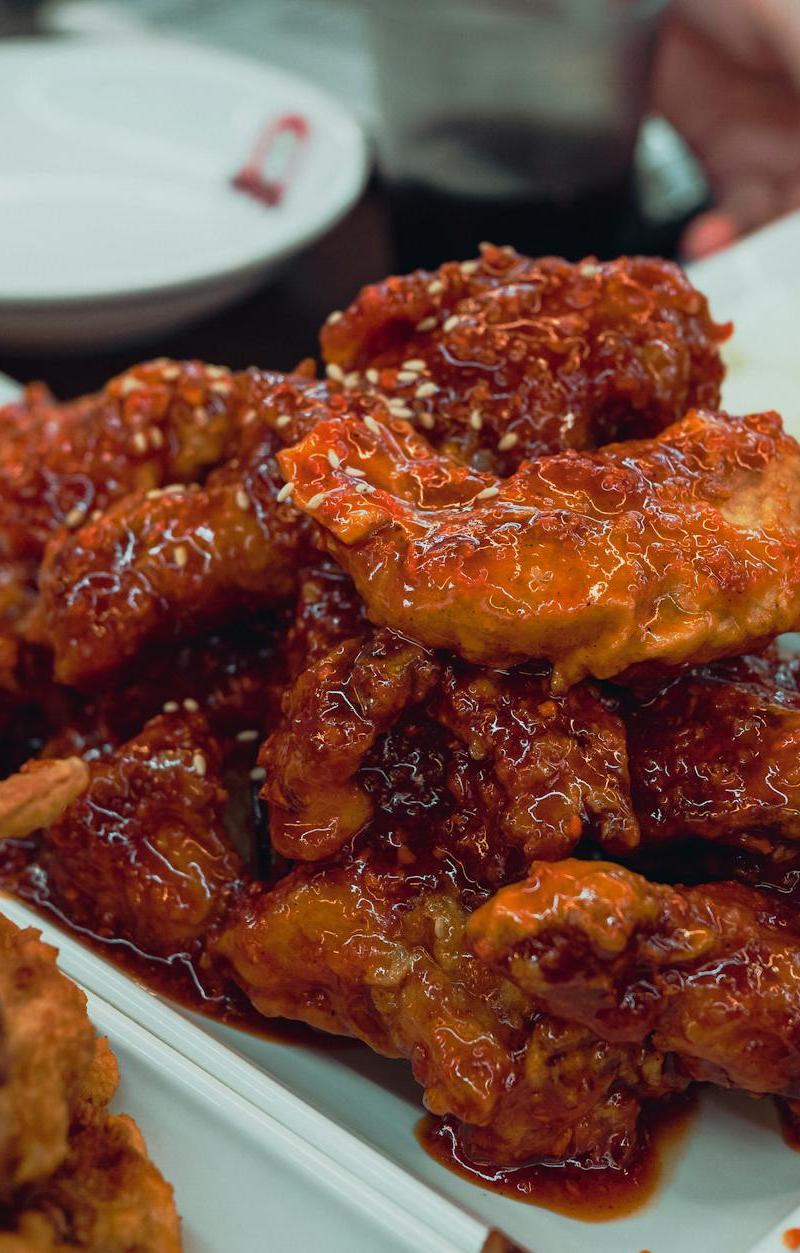 20-Min Soy Garlic Fried Chicken & Wedges