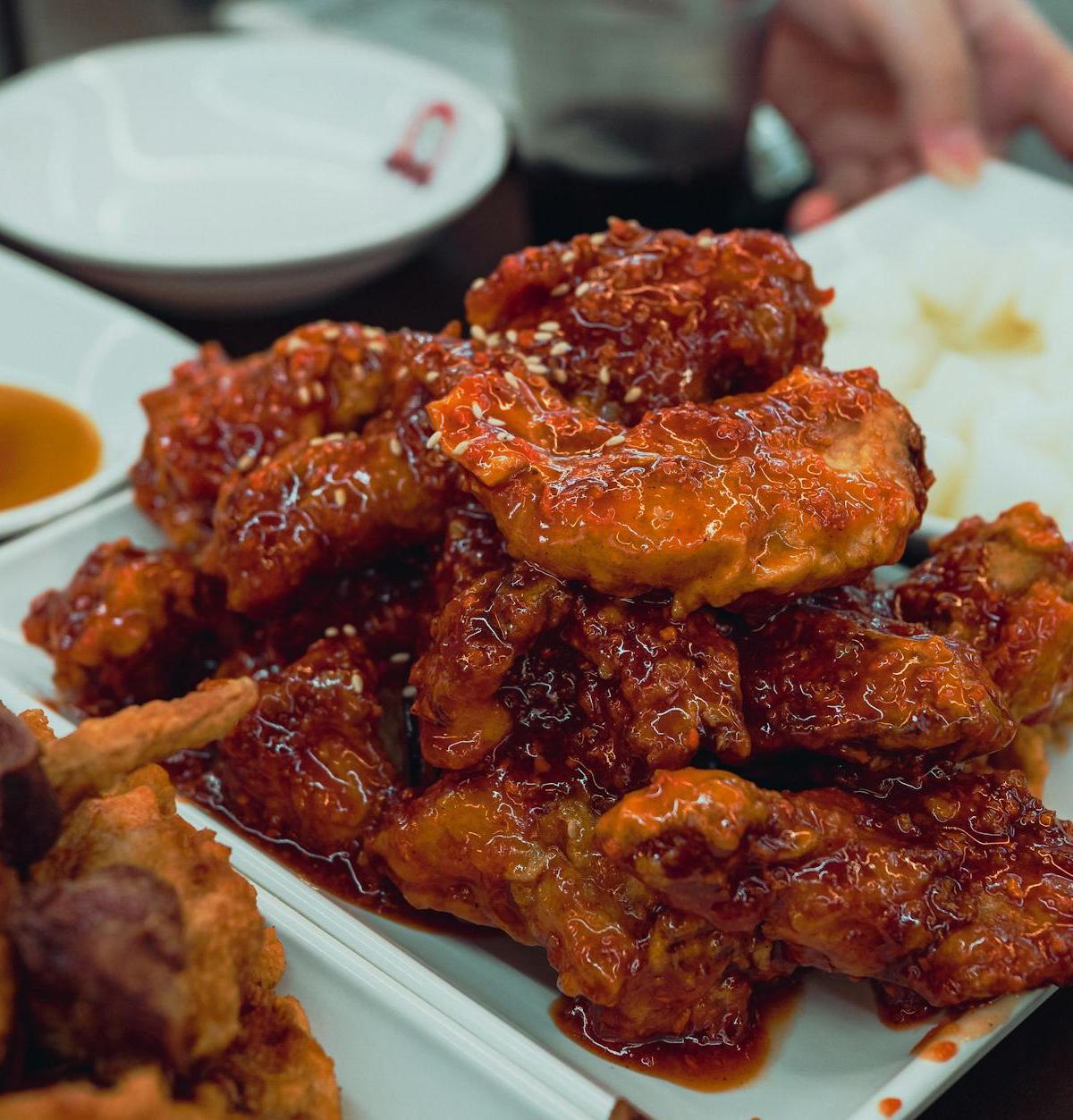 20-Min Soy Garlic Fried Chicken & Wedges