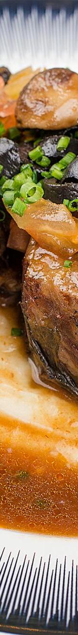 25-Min Soy-Glazed Pork Ribs with Mushrooms