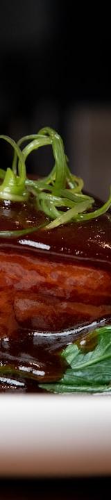 30-Min Soy Pork Belly with Bok Choy & Crispy Buns