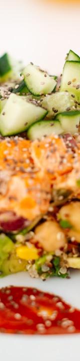 Soy-Sesame Ahi Poke Stack
