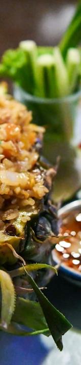 Spam Pineapple Fried Rice with Chili Fish Sauce